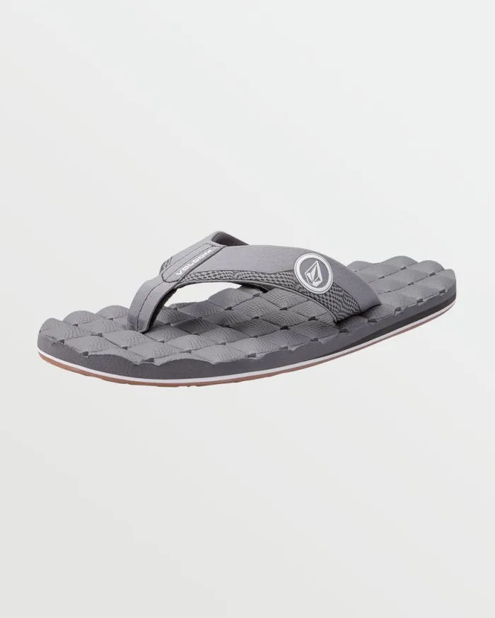 Recliner Sandals 8211 Light Grey Mens Volcom Sandals