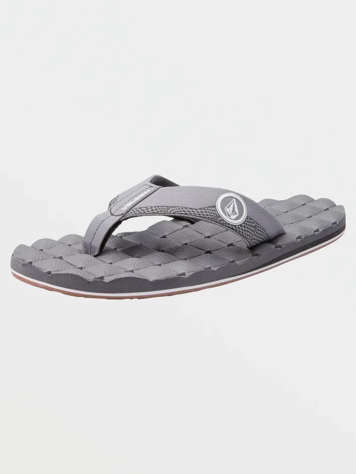 Recliner Sandals 8211 Light Grey Mens Volcom Sandals