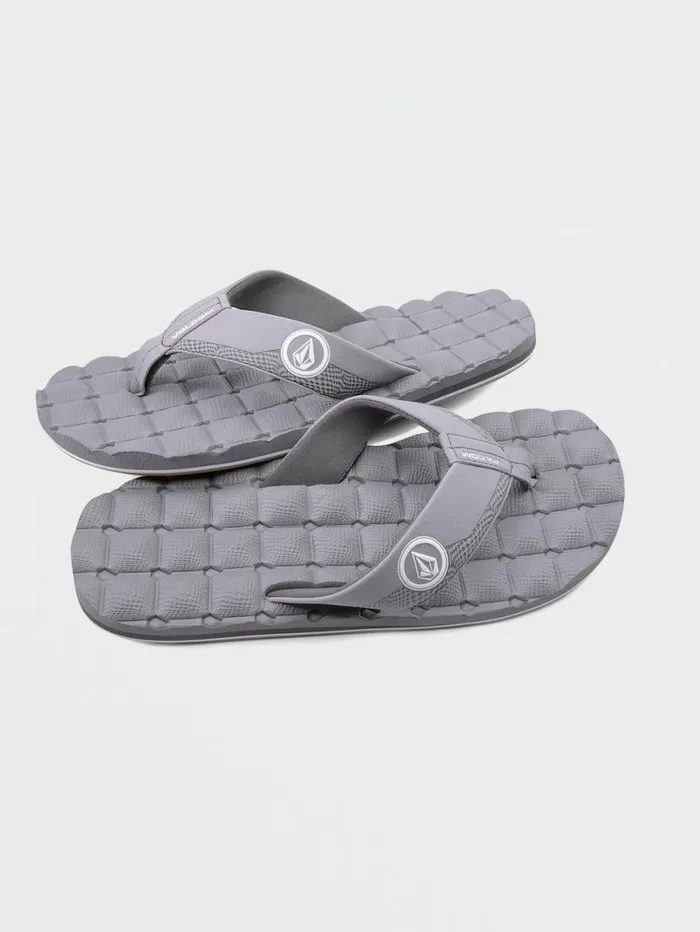 Recliner Sandals 8211 Light Grey Mens Volcom Sandals