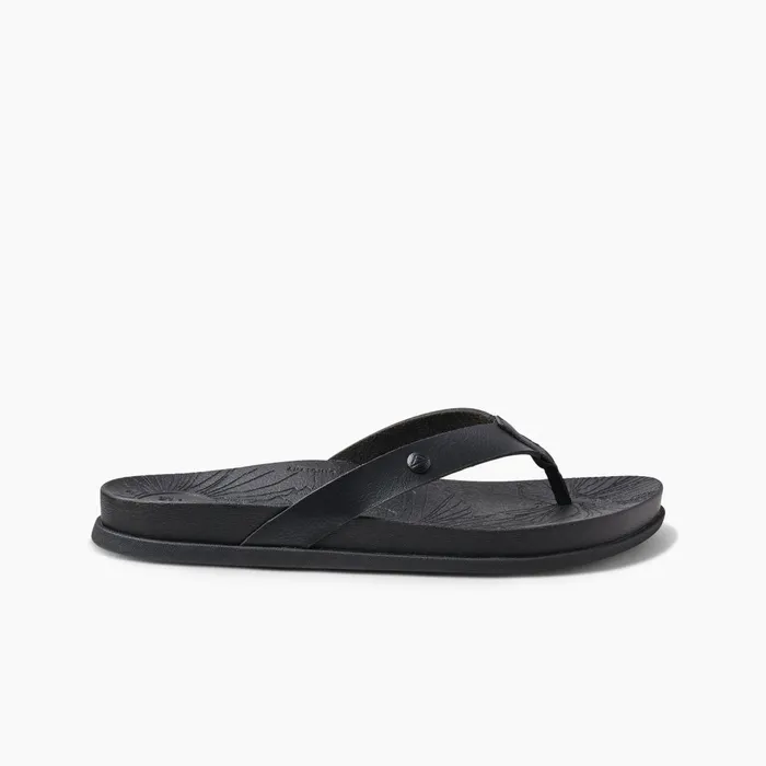 Reef Cushion Porto Cruz Black Night Women Flip Flops