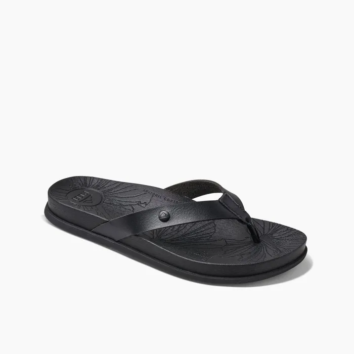 Reef Cushion Porto Cruz Black Night Women Flip Flops Reef Cushion Porto Cruz Black Night Women Flip Flops