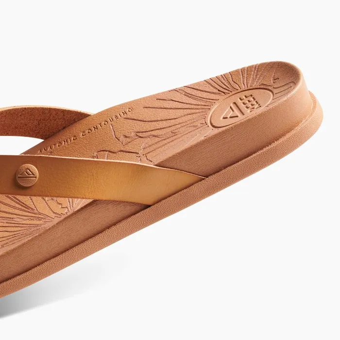 Reef Cushion Porto Cruz Natural Women Flip Flops Reef Cushion Porto Cruz Natural Women Flip Flops