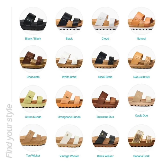 Reef Cushion Vista Hi Natural Braid Women Sandals Reef Cushion Vista Hi Natural Braid Women Sandals
