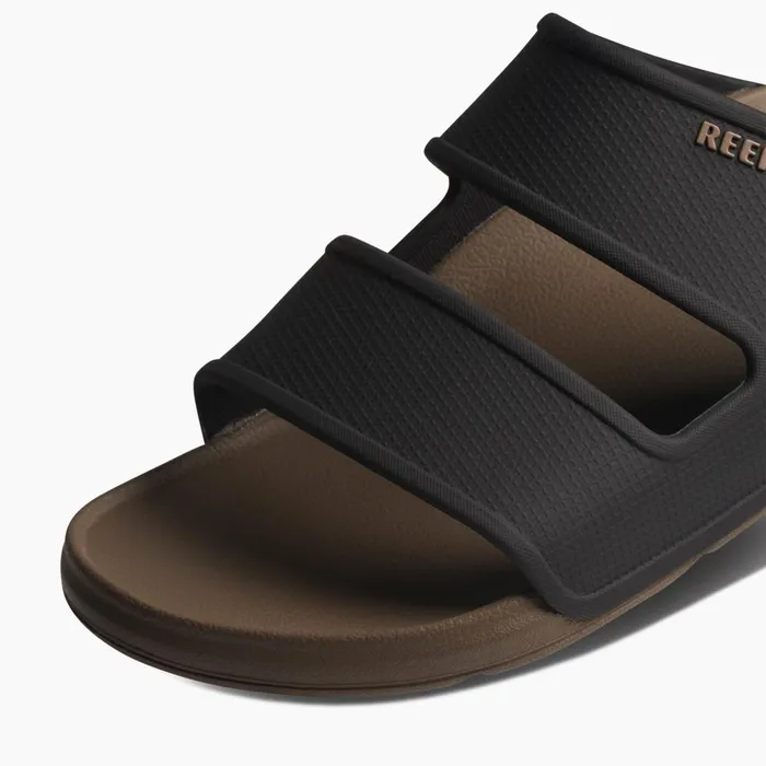 Reef Oasis Double Up Fossilblack Men Slides Reef Oasis Double Up Fossilblack Men Slides
