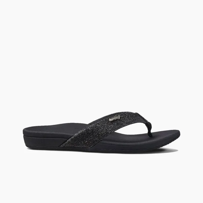 Reef OrthoSpring Blackblack Glitter Women Sandals