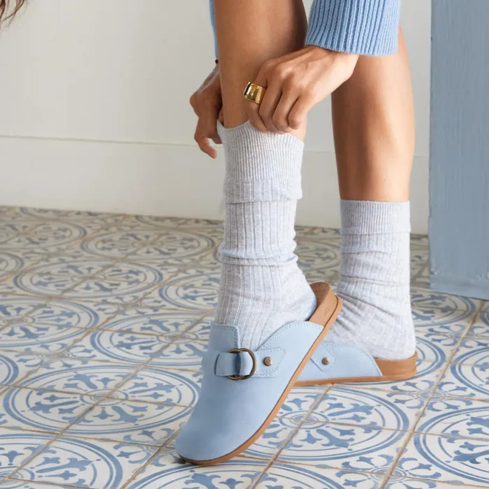 Reef Vista Serenity Dusty Blue Suede Women Clogs Reef Vista Serenity Dusty Blue Suede Women Clogs