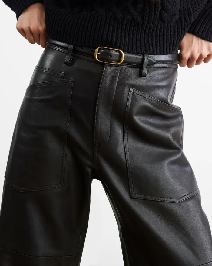 REINE BELT Black Women Nili Lotan Belts and Accessories