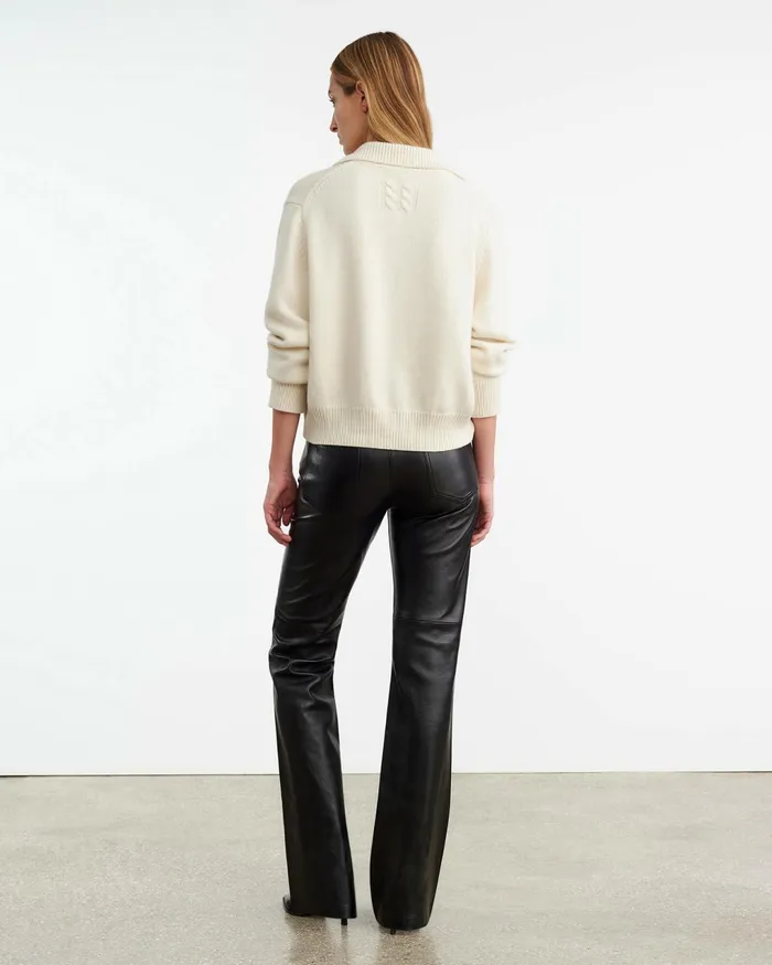 RENATA CASHMERE SWEATER Ivory Women Nili Lotan Knits and Sweaters