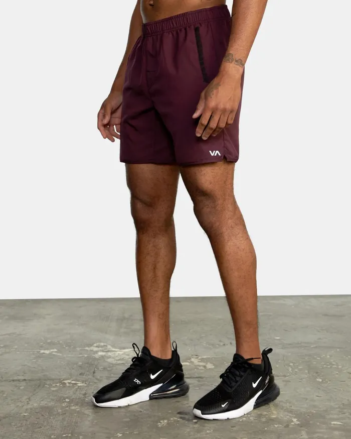 RVCA Athletic Shorts YOGGER IV ATHLETIC SHORTS 17034 Plum 8211 Men