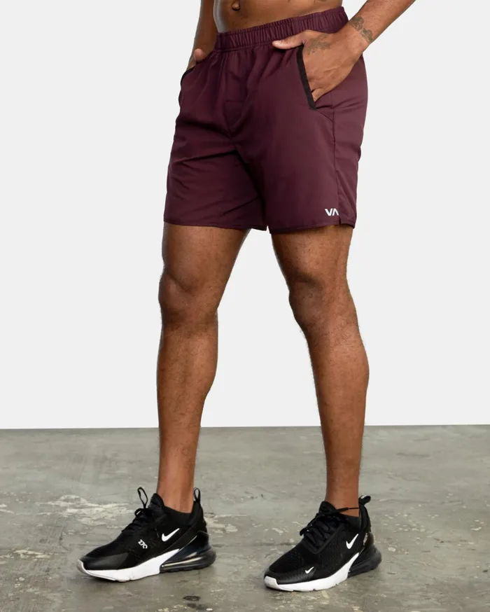RVCA Athletic Shorts YOGGER IV ATHLETIC SHORTS 17034 Plum 8211 Men