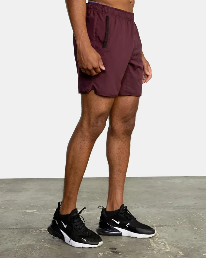 RVCA Athletic Shorts YOGGER IV ATHLETIC SHORTS 17034 Plum 8211 Men