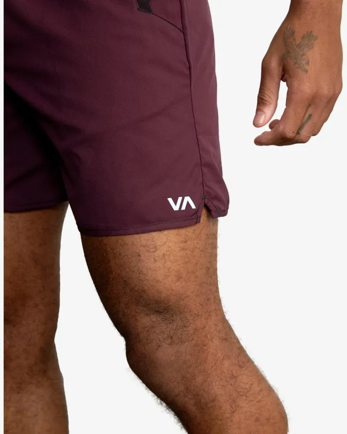 RVCA Athletic Shorts YOGGER IV ATHLETIC SHORTS 17034 Plum 8211 Men