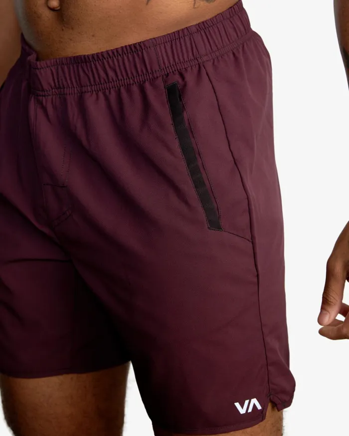 RVCA Athletic Shorts YOGGER IV ATHLETIC SHORTS 17034 Plum 8211 Men