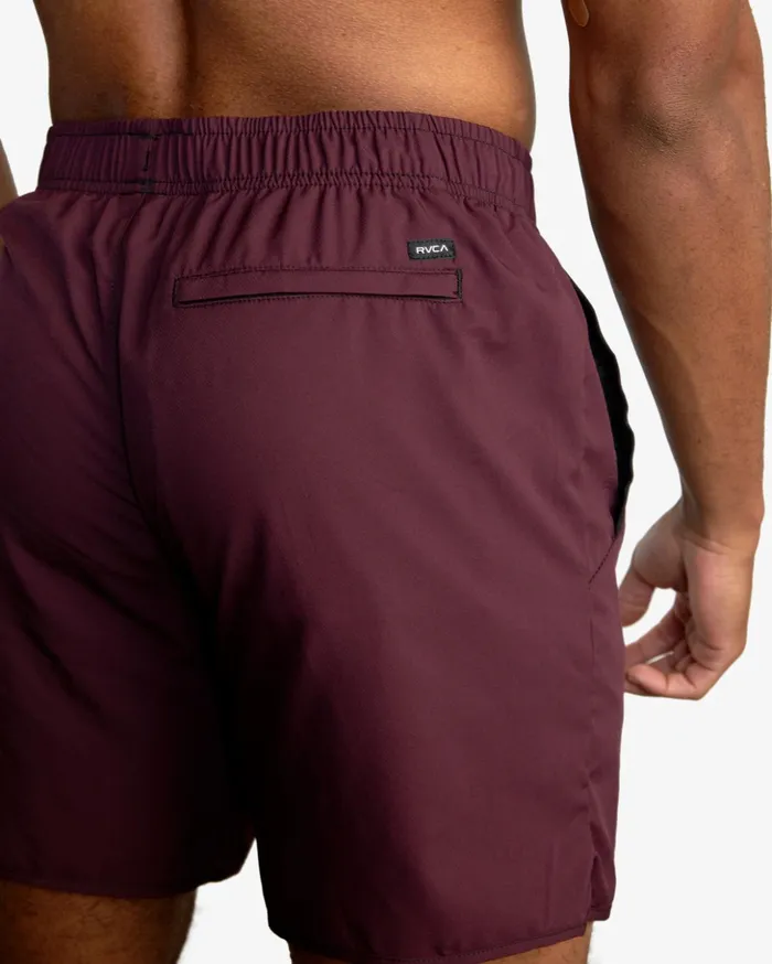 RVCA Athletic Shorts YOGGER IV ATHLETIC SHORTS 17034 Plum 8211 Men