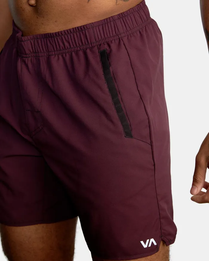 RVCA Athletic Shorts YOGGER IV ATHLETIC SHORTS 17034 Plum 8211 Men