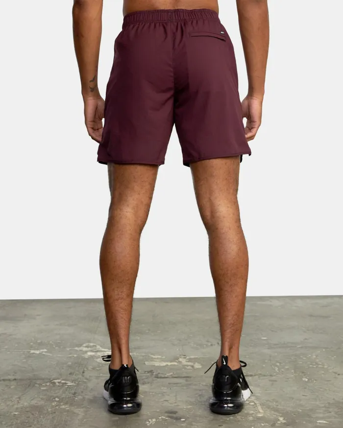 RVCA Athletic Shorts YOGGER IV ATHLETIC SHORTS 17034 Plum 8211 Men