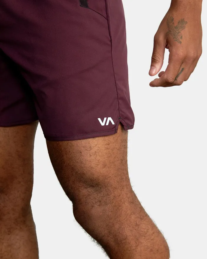 RVCA Athletic Shorts YOGGER IV ATHLETIC SHORTS 17034 Plum 8211 Men
