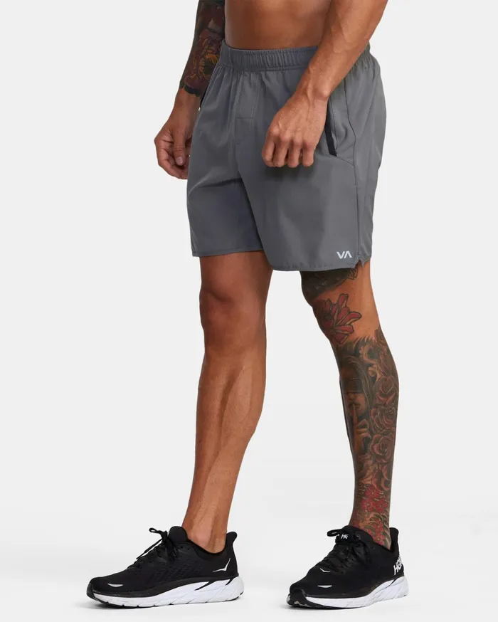 RVCA Athletic Shorts YOGGER IV ATHLETIC SHORTS 17034 Smoke 8211 Men