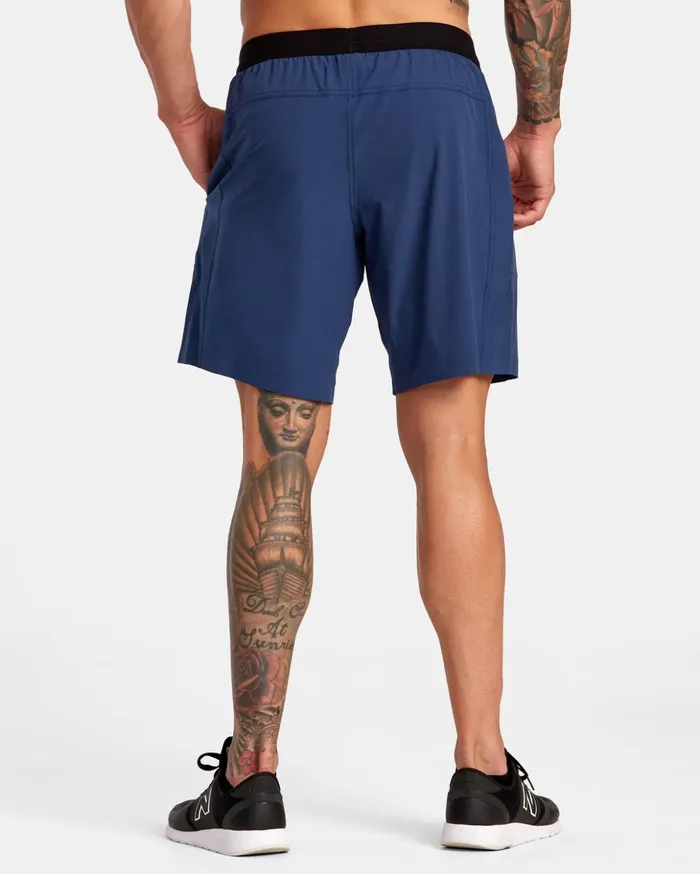 RVCA Athletic Shorts Yogger Plus 18034 Training Shorts Army Blue 8211 Men