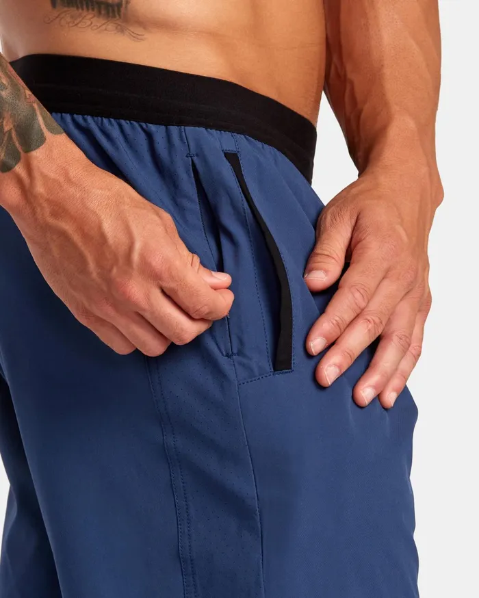 RVCA Athletic Shorts Yogger Plus 18034 Training Shorts Army Blue 8211 Men