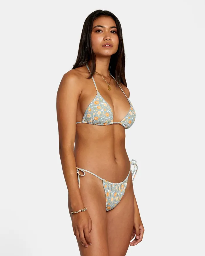 RVCA Bikini Tops Mums Tri Bikini Top Shale 8211 Women