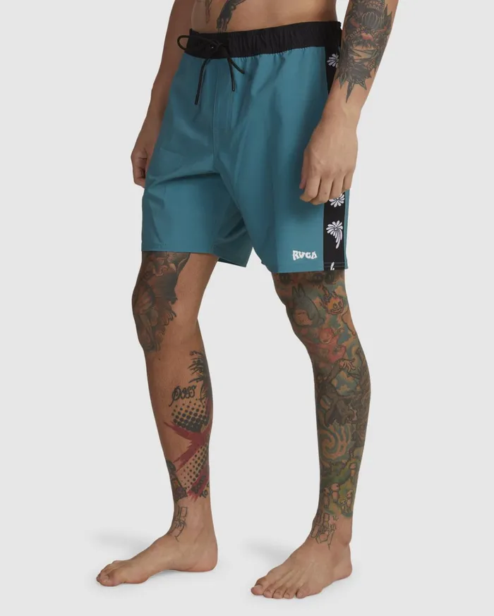 RVCA Boardshorts Apex Elastic Waist Boardshorts 17034 North Sea 8211 Men