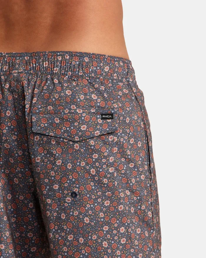 RVCA Boardshorts Barnes Elastic Waist Boardshorts 17034 Moody Blue 8211 Men