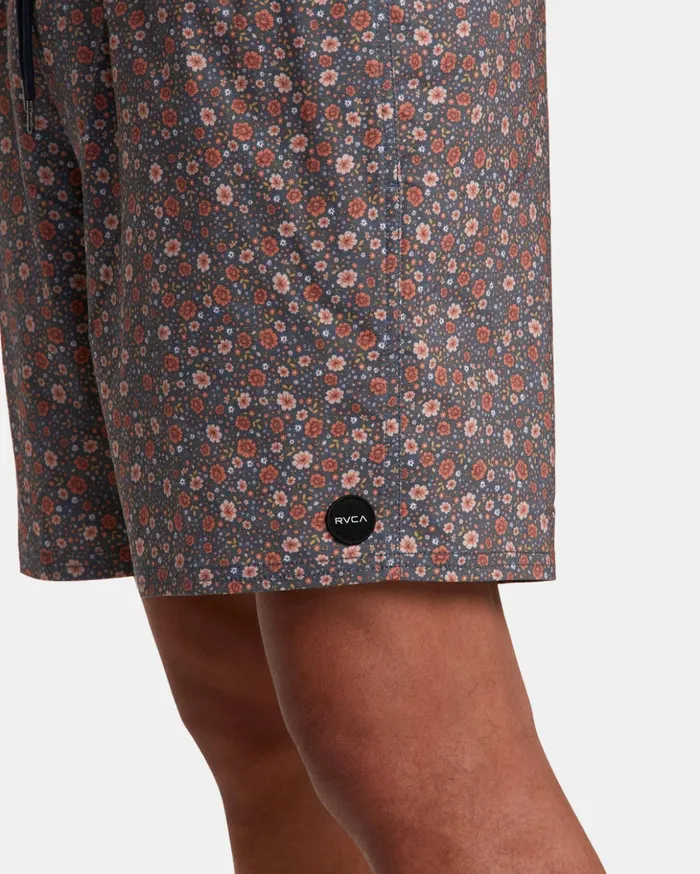 RVCA Boardshorts Barnes Elastic Waist Boardshorts 17034 Moody Blue 8211 Men