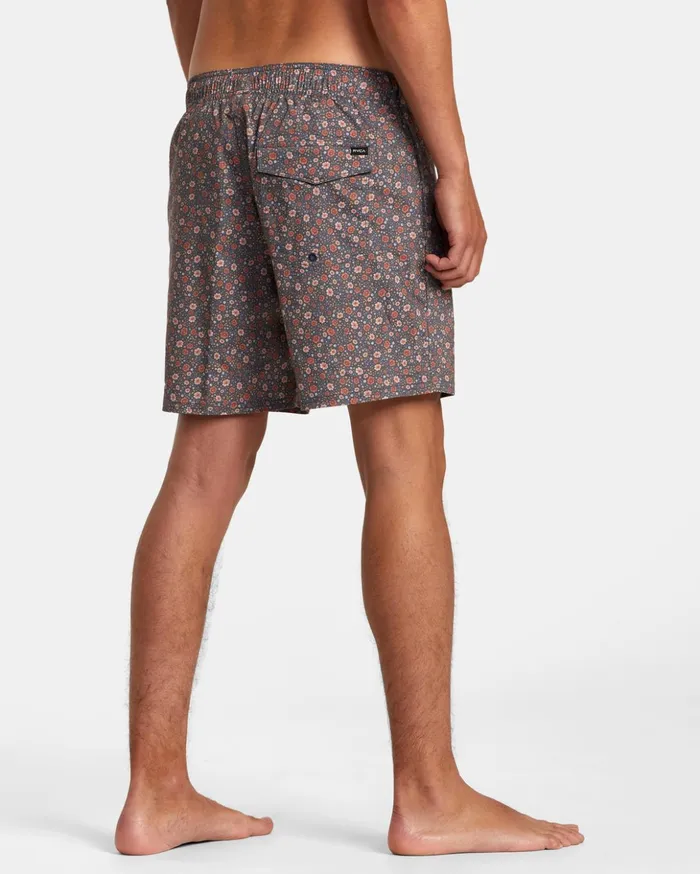 RVCA Boardshorts Barnes Elastic Waist Boardshorts 17034 Moody Blue 8211 Men