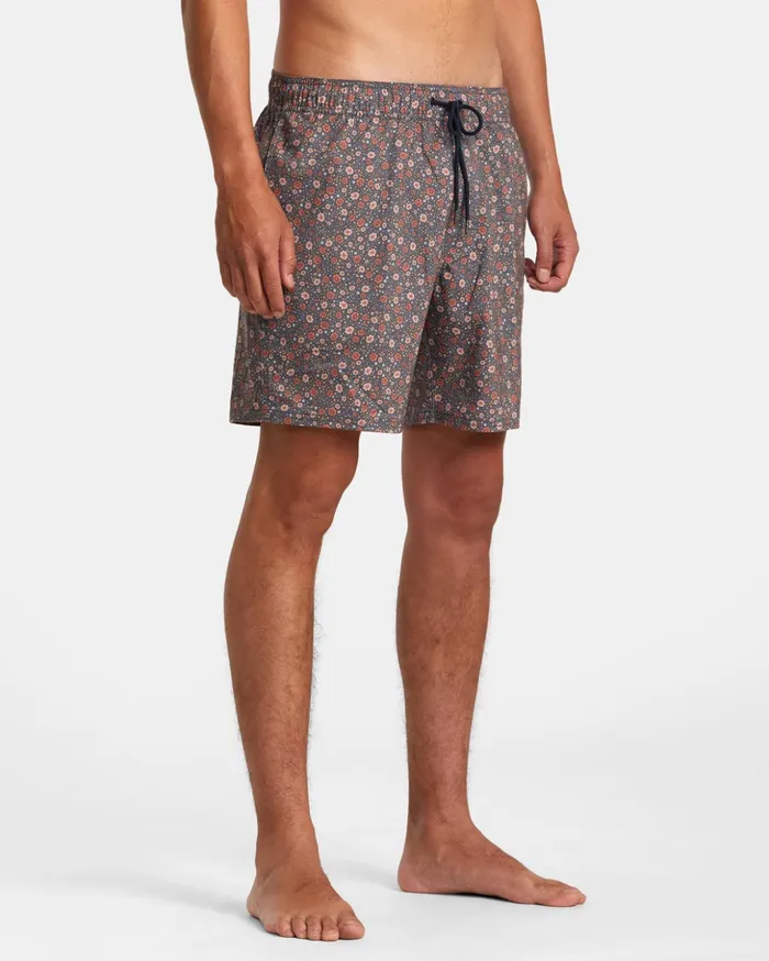RVCA Boardshorts Barnes Elastic Waist Boardshorts 17034 Moody Blue 8211 Men