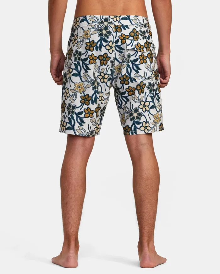 RVCA Boardshorts VA PRINT BOARDSHORT 19034 Silver Bleach 8211 Men