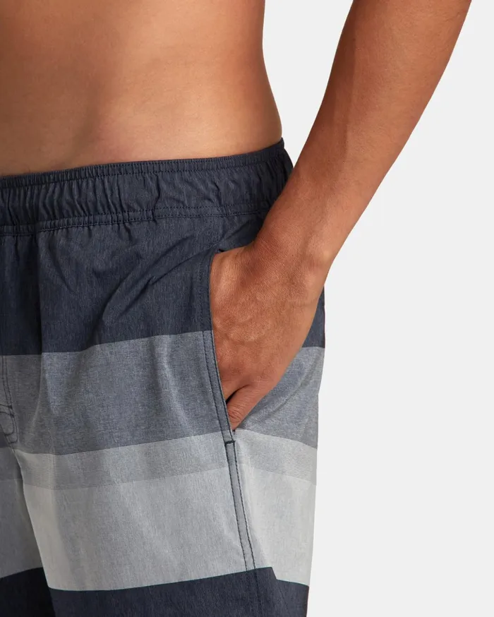 RVCA Boardshorts Westport Yarndye Elastic Waist Boardshorts 17034 Moody Blue 8211 Men RVCA Boardshorts Westport Yarndye Elastic Waist Boardshorts 17034 Moody Blue 8211 Men