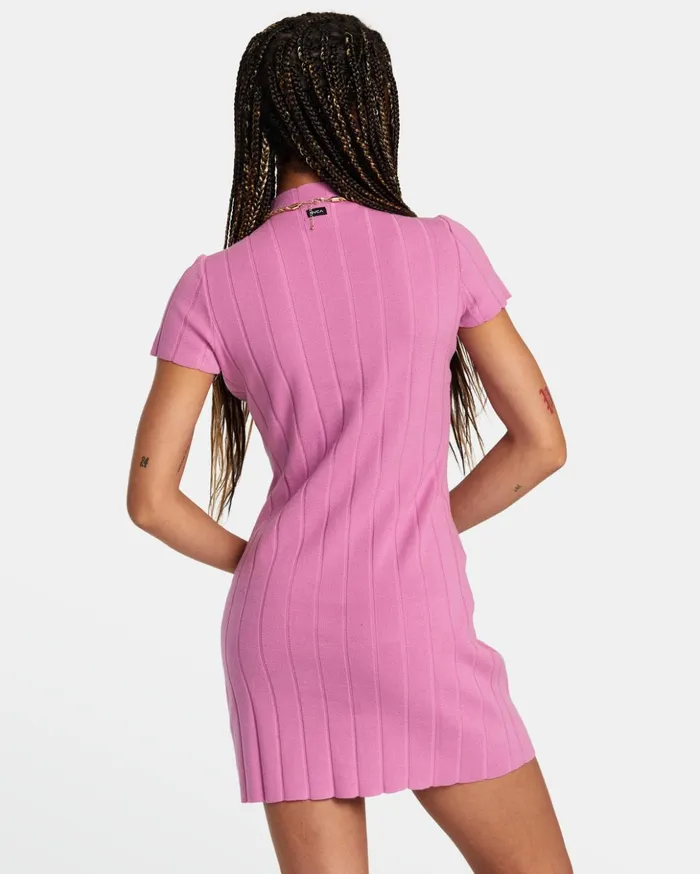 RVCA Dresses Rompers Jones Sweater Dress Meta Pink 8211 Women