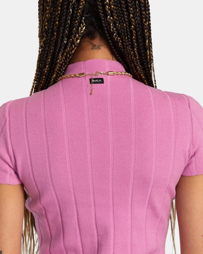 RVCA Dresses Rompers Jones Sweater Dress Meta Pink 8211 Women