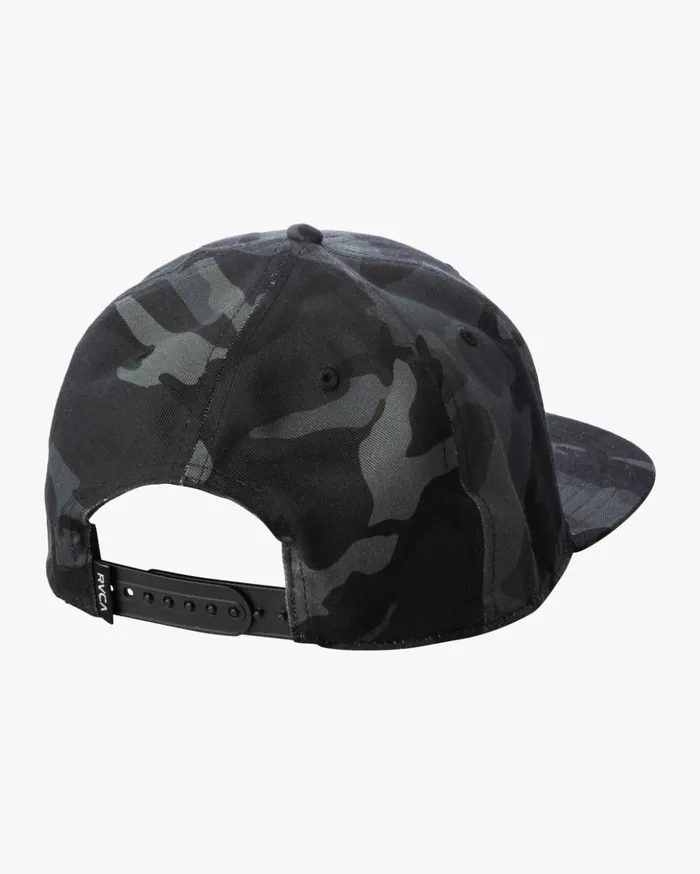 RVCA Hats Beanies Island Hex Snapback Hat Black Camo 8211 Men