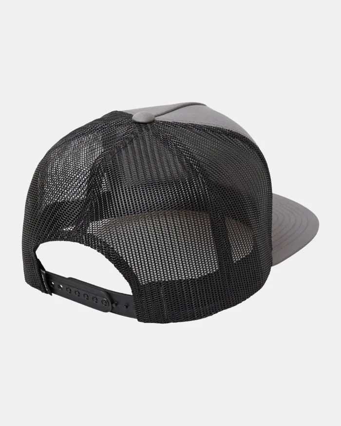 RVCA Hats Beanies VA ATW HAWAII PATCH TRUCKER Grey 8211 Men