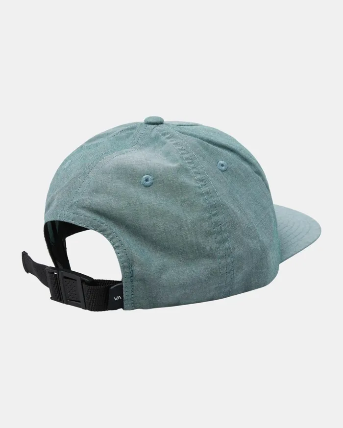 RVCA Hats Beanies Warren Clipback Baseball Hat College Green 8211 Men