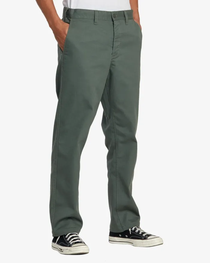 RVCA Pants New Dawn Chinos Cactus 8211 Men