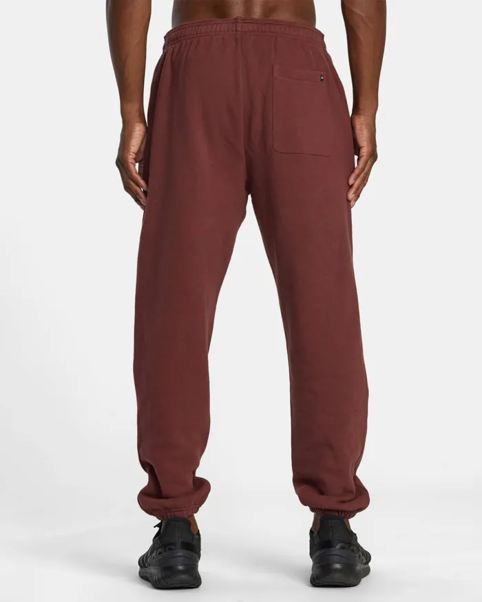 RVCA Pants VA Essential Joggers Burgundy 8211 Men