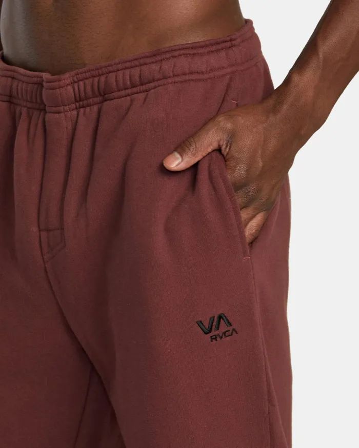 RVCA Pants VA Essential Joggers Burgundy 8211 Men