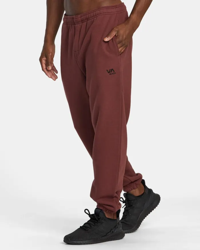 RVCA Pants VA Essential Joggers Burgundy 8211 Men
