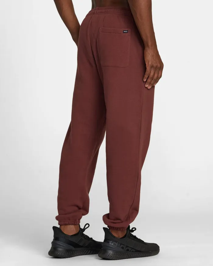 RVCA Pants VA Essential Joggers Burgundy 8211 Men