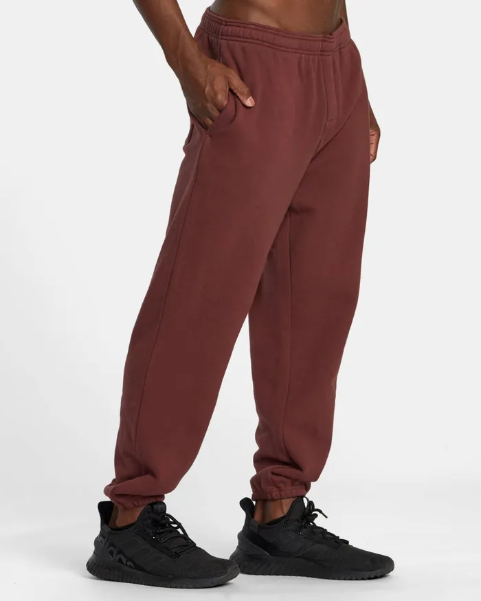 RVCA Pants VA Essential Joggers Burgundy 8211 Men
