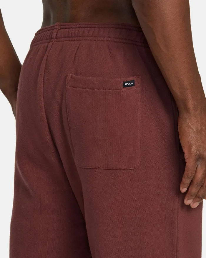 RVCA Pants VA Essential Joggers Burgundy 8211 Men