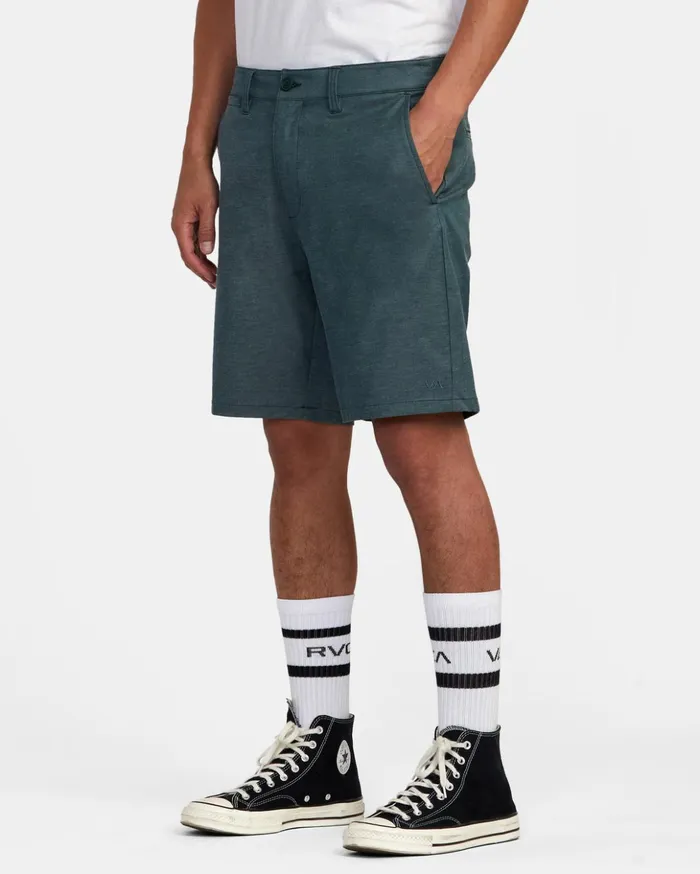 RVCA Shorts Hybrids Back In Hybrid 19034 Shorts Hunter Green 8211 Men