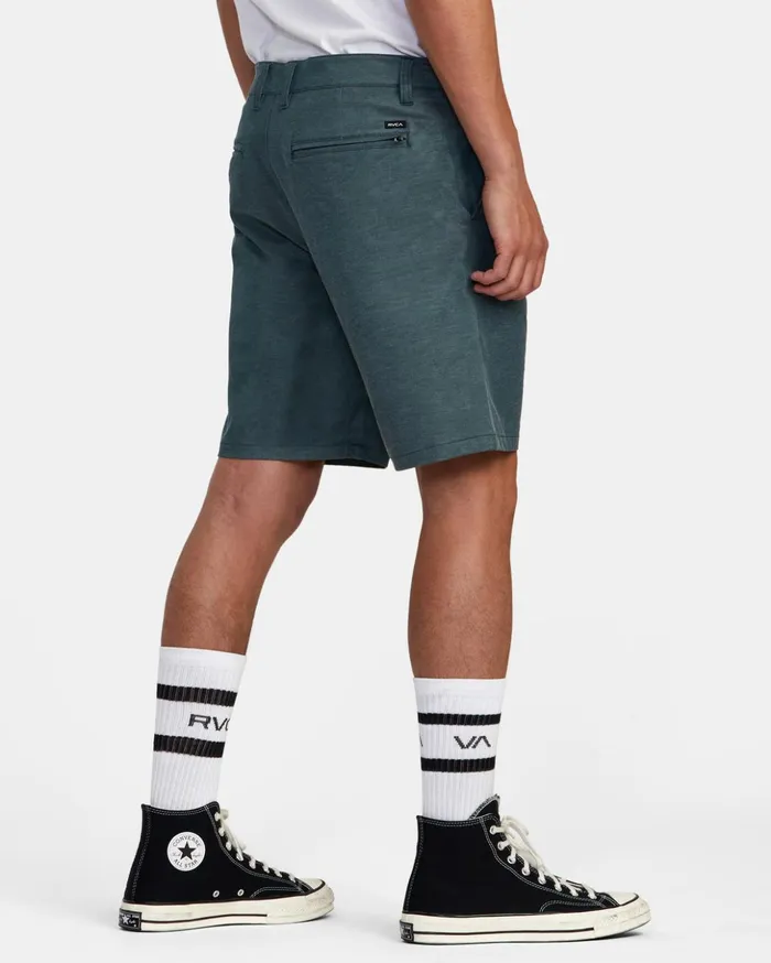RVCA Shorts Hybrids Back In Hybrid 19034 Shorts Hunter Green 8211 Men