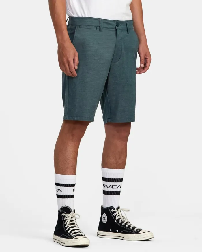 RVCA Shorts Hybrids Back In Hybrid 19034 Shorts Hunter Green 8211 Men