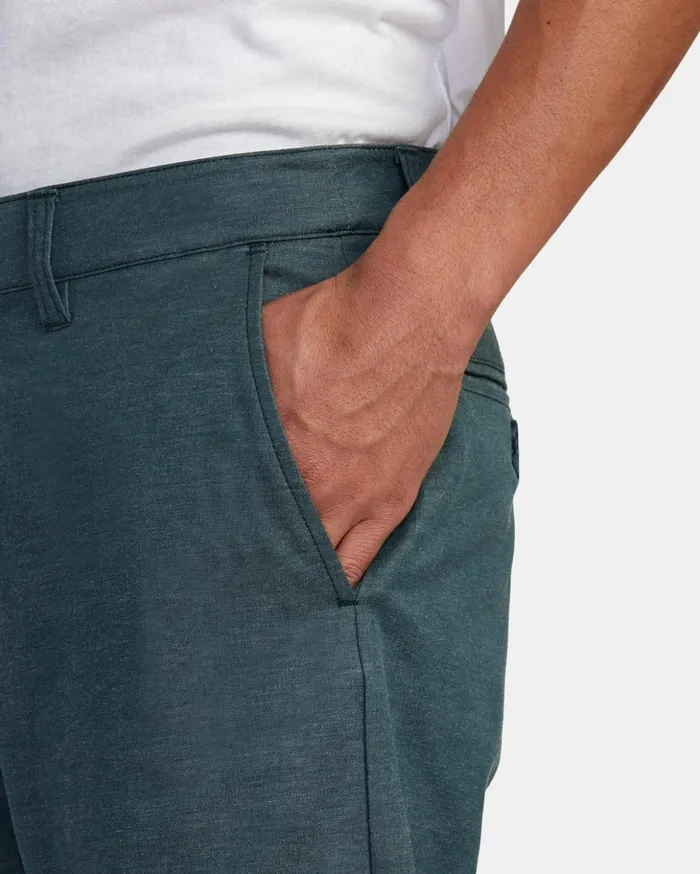 RVCA Shorts Hybrids Back In Hybrid 19034 Shorts Hunter Green 8211 Men