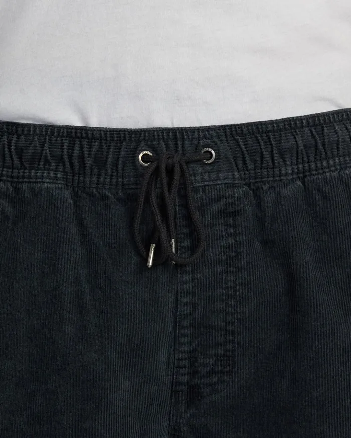 RVCA Shorts Hybrids Escape Elastic Waist Corduroy Shorts 17 Black 8211 Men