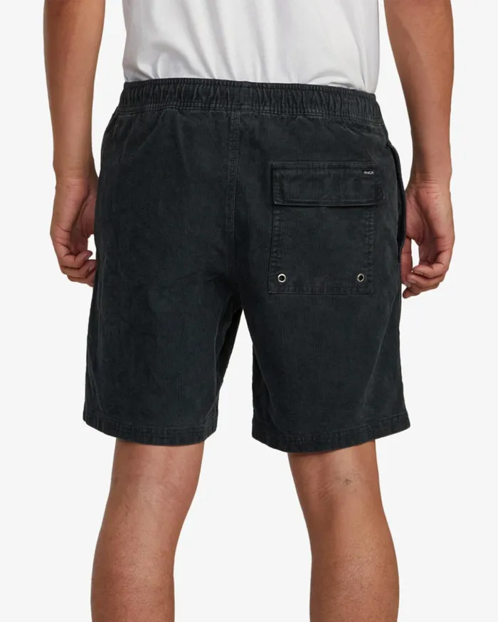 RVCA Shorts Hybrids Escape Elastic Waist Corduroy Shorts 17 Black 8211 Men